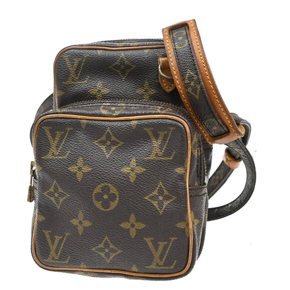 LOUIS VUITTON Mini Amazon Shoulder Bag Monogram Leather Brown - Picture 1 of 15